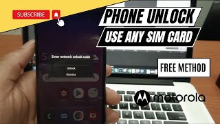 How to unlock Moto G Pure device locked by carrier [upl. by Malamut825]