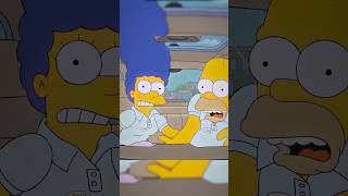 Homer drives autopilot car🤣🚗 shorts simpsons [upl. by Haroldson]