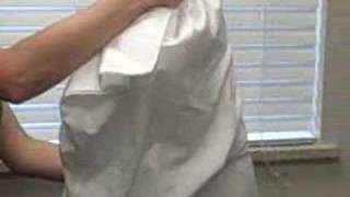 CNA Skill Correctly Putting on a Pillowcase on a Pillow [upl. by Tlaw]