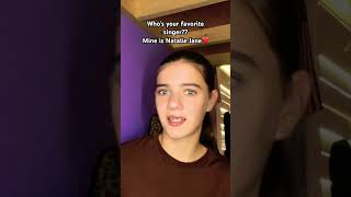 Can we get Natalie Jane to see this and comment Who’s your favorite singernataliejanesubscribe [upl. by Eryn]