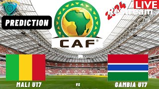 Mali vs Gambia CAF U17 Africa Nations Cup 2024 Qualification 2024 SEMI FINAL [upl. by Shiroma684]