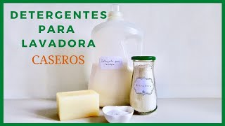 Cómo hacer DETERGENTE ECOLÓGICO CASERO PARA LAVADORA 💚en polvoen gel [upl. by Sauers16]