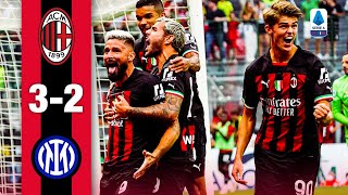 LeãoGiroudLeão and the derby is ours  AC Milan 32 Inter  Highlights Serie A 202223 [upl. by Luckett]