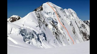 Lyskamm Ski 4527m North Face  54E4  5 Juillet 2020 [upl. by Saucy]