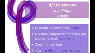 Aristote et la politique [upl. by Jacobsen]