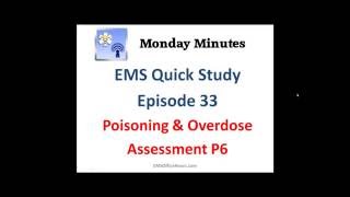 Tricyclic Antidepressant OD  EMS Study Tips [upl. by Ricca]