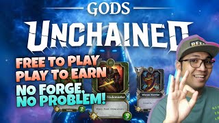 Gods Unchained Play to Earn with No Capital  Free to Play NFT Game No forge No Problem ENG SUB [upl. by Ehling]