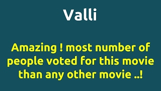 Valli 1993 movie IMDB Rating Review  Complete report  Story  Cast [upl. by Ylil652]