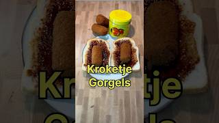 De nieuwe hype van Gorgels en monicageuze 😂👌🏼 kroket lekker foodshorts [upl. by Moorefield]