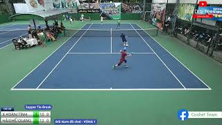 Giải đấu Tennis Độc Lạ Trận đấu gay cấn giữa Team Hoàn và 2 cao thủ cầm ghế đẩu [upl. by Worl]