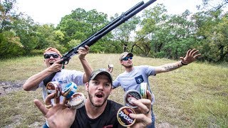 Skoal Can SKEET SHOOTING ft DemolitionRanch amp LunkersTV [upl. by Soirtimid965]