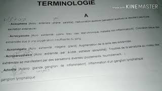 Module Terminologie Terminologie A [upl. by Galan]