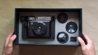 Lomography LomoInstant Wide Unboxing Распаковка [upl. by Nations]