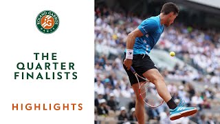 The QuarterFinalists  Highlights  RolandGarros 2019 [upl. by Sachi]