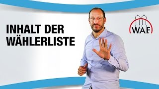 Wählerliste Betriebsratswahl  Was steht drin  Betriebsrat Video [upl. by Leind814]