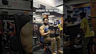 Shoulder workout🔥 youtubeshorts youtube ytshorts azharkingfitness viralvideo trending gym [upl. by Mcadams]