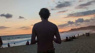 Zipolite Time Lapse Sunset quot 11 Feb 2024 [upl. by Obaza]