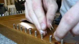 A Psimple Psaltery Tying a String to the Hitch Pin [upl. by Longwood833]