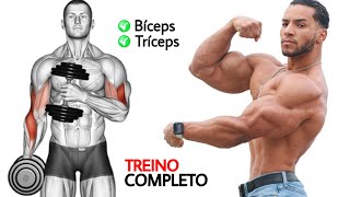 Treino Completo Para Desenvolver Braços Bíceps e Tríceps Com Joshua Manoi [upl. by Yennek]