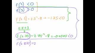 How to perform Interval Bisections  Numerical Methods  Finding Approximations [upl. by Eidahs]