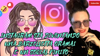 INSTAGRAM STA DIVENTANDO UNA BARZELLETTA ORAMAI E UN SOCIAL FINITO LIVE STREAMING YOUTUBE ITALIA [upl. by Phaidra]