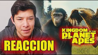 REACCIÓN KINGDOM OF THE PLANET OF THE APES TRAILER [upl. by Pierette]