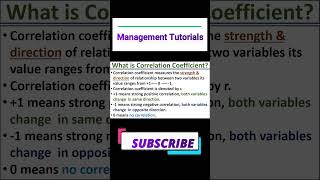 What is Correlation Coefficient [upl. by Ahsitra]
