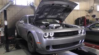 Wess 2018 Dodge Challenger SRT Demon Livernois S1025 Package Results [upl. by Nosna591]