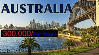 300000 Per Month Jobs in Australia  Minimum wage in Australia [upl. by Airdnek]