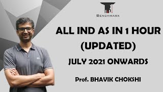 ALL IND AS IN 1 HOUR UPDATED  JULY 2021 ONWARDS [upl. by Miquela]