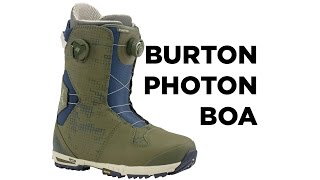 Burton Photon Snowboard Boot  BoardInsiderscom  2016 Burton Photon BOA Boots [upl. by Zolner]