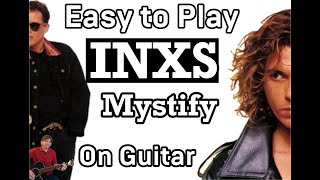 Learn to Play Mystify by INXS Guitar Lesson Tutorial [upl. by Zosema]