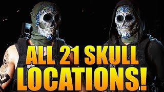 Ghost Recon Wildlands  ALL 21 SKULL LOCATIONS TO UNLOCK NEW quotDAY OF THE SKULLquot MASK [upl. by Blinni]