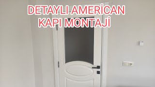 İÇ KAPI NASIL TAKILIR Baştan Sona Ahşap Kapı Montajı diy  kapı kilit süpürgelik kendinyap [upl. by Introk]