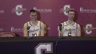 College of Charleston Mens Basketball Post Game Press Conference vs South Florida 11082024 [upl. by Katie908]