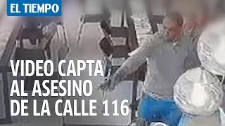 Video del asesinato de Ezequiel Rodríguez en el Carulla de la 116  El Tiempo [upl. by Fillian]