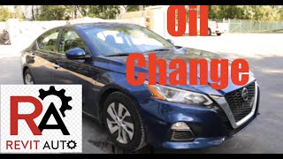 How to change oil in a 2020 Nissan Altima [upl. by Yentrok]