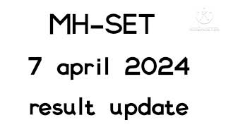 MHSET 2024 result update [upl. by Eiahpets]