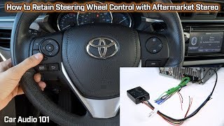 Retain Steering Wheel Control with Aftermarket Stereo  Car Audio 101 [upl. by Aicetal271]