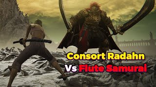 Flute Samurai vs Promised Consort Radahn  Elden ring [upl. by Acyre]