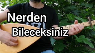 Nerden Bileceksiniz  Bağlama Enstrümantal [upl. by Shulman]