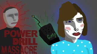 Getting scared in POWER DRILL MASSACRE [upl. by Anwahsal248]