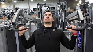 Shoulder Press MTS Hammer Strength [upl. by Egnalos]