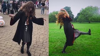 Dancing Hermione LeviOH SHE DID THAT [upl. by Yraeg372]