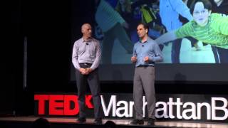 Math dance Erik Stern and Karl Schaffer at TEDxManhattanBeach [upl. by Khalsa]