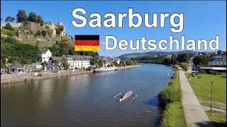 Saarburg Germany Walking Tour HD 4K 60fps [upl. by Alekim]