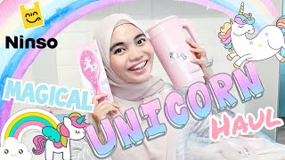 Ninso haul  magical unicorn ninsohaul haulmalaysia [upl. by Egin280]