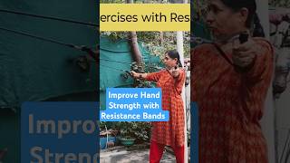 Hand Strength Exercises with Resistance Bands [upl. by Vinn]