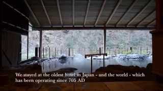 We stayed at the oldest hotel in Japan  and the world  which has been operating since 705 AD [upl. by Aurthur]