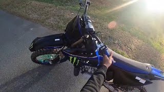 DAY 1 WHEELIE PROGRESSION ON THE 2023 YZ250 MONSTER EDITON [upl. by Assetak]